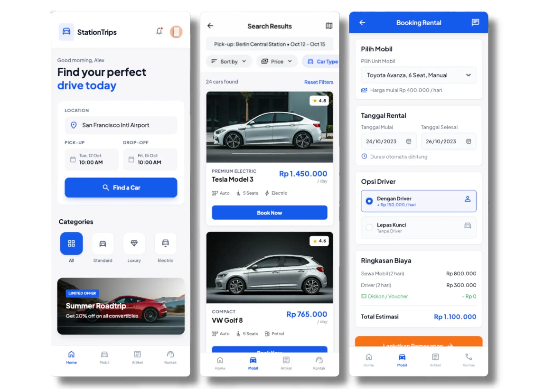 Rent Car Platform